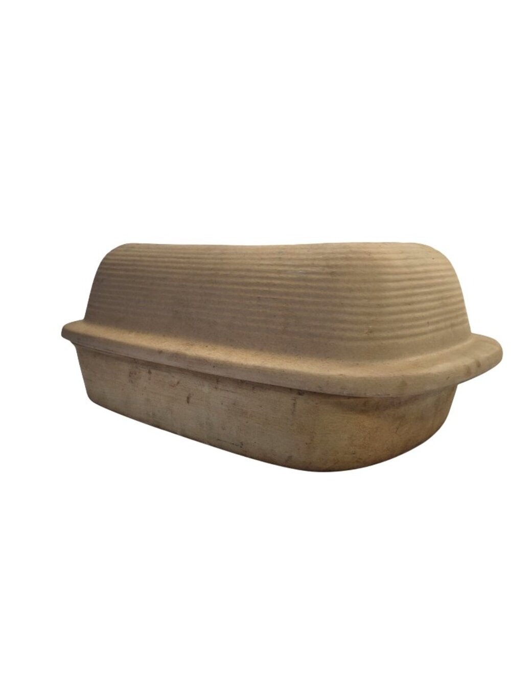 Pampered Chef Rectangular Stoneware Roaster/ Bread Loaf Pan Family Heritage Coll